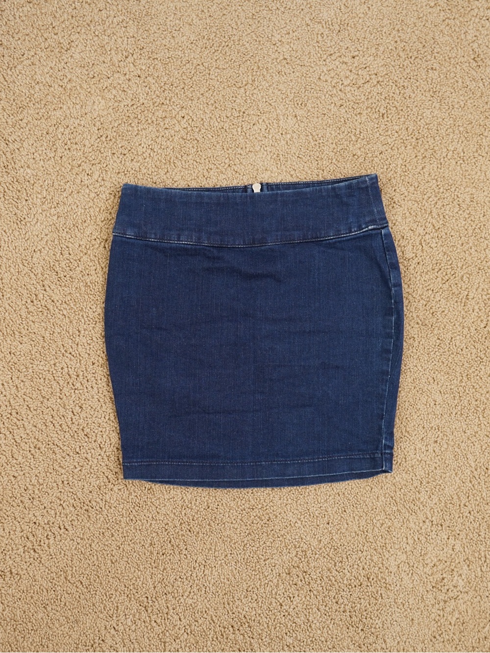 Victoria's Secret Dark Blue Denim Mini Skirt